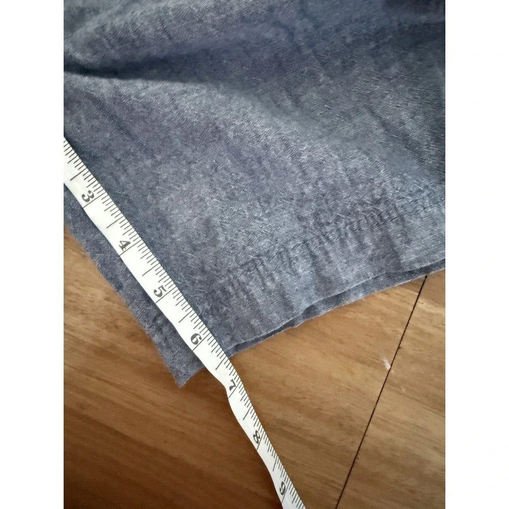 Tommy Bahama Boys Chambray Drawstring Shorts Blue Cotton Size L 10/12 EUC